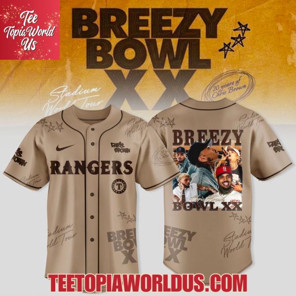 Texas Rangers x Breezy Bowl XX World Tour Jersey