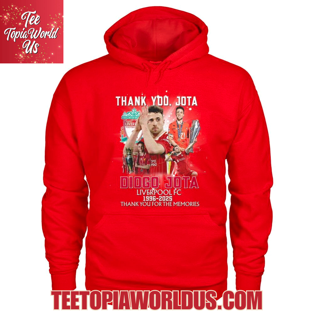 Thank Your Diogo Jota Liverpool FC 1996-2025 Thank You For The Memories T-Shirt Thank Your Diogo Jota Liverpool FC 1996-2025 Thank You For The Memories T-Shirt