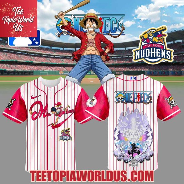 Toledo Mud Hens Straw Hat Luffy Gear 5 Jersey