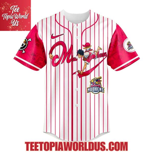 Toledo Mud Hens Straw Hat Luffy Gear 5 Jersey