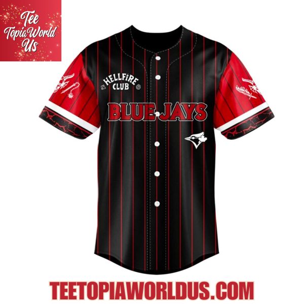 Toronto Blue Jays x Hellfire Club Redline Pinstripe Jersey