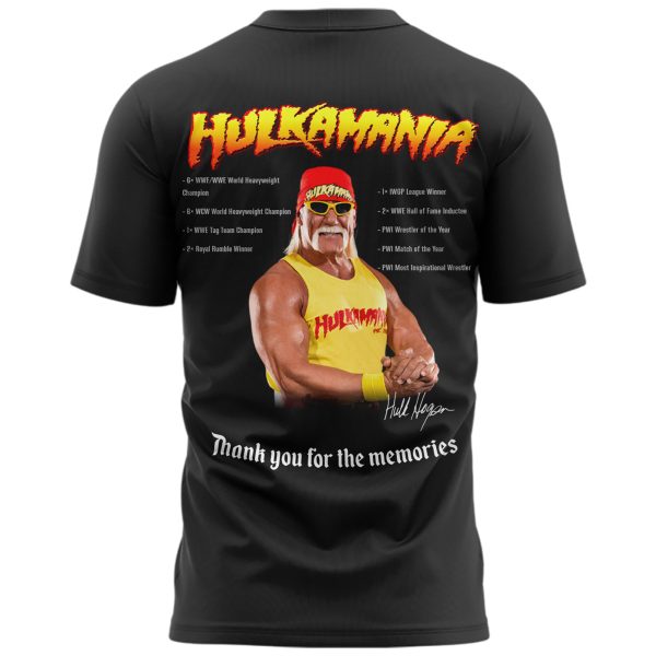 Hulk Hogan 1953 – 2025 Thank You For The Memories T-Shirt