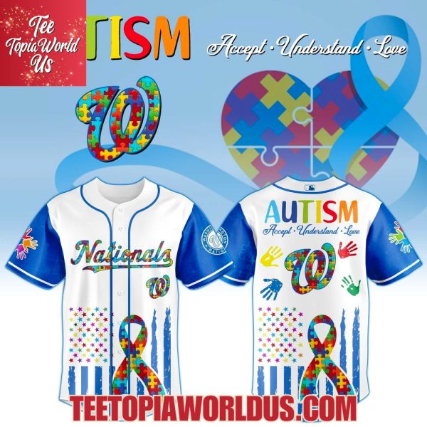 Washington Nationals × Special Autism Awareness Month Limited Edition Jersey