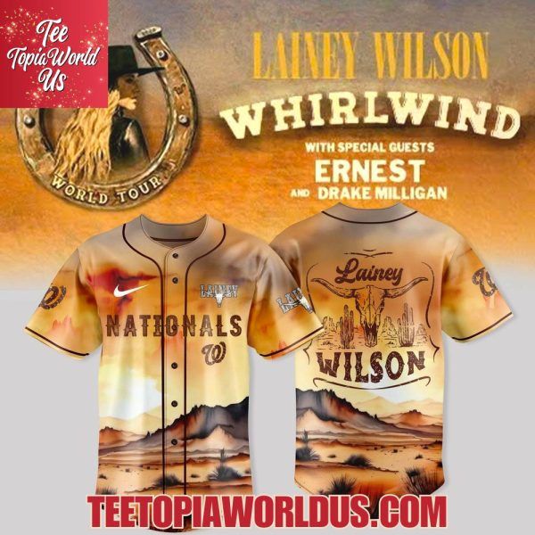 Washington Nationals x Lainey Wilson – Whirlwind World Tour 2025 Jersey