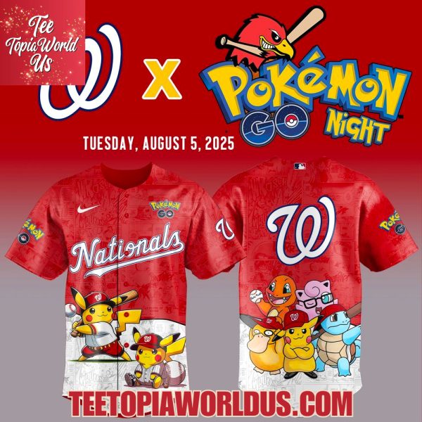 Washington Nationals x Pokémon GO Jersey