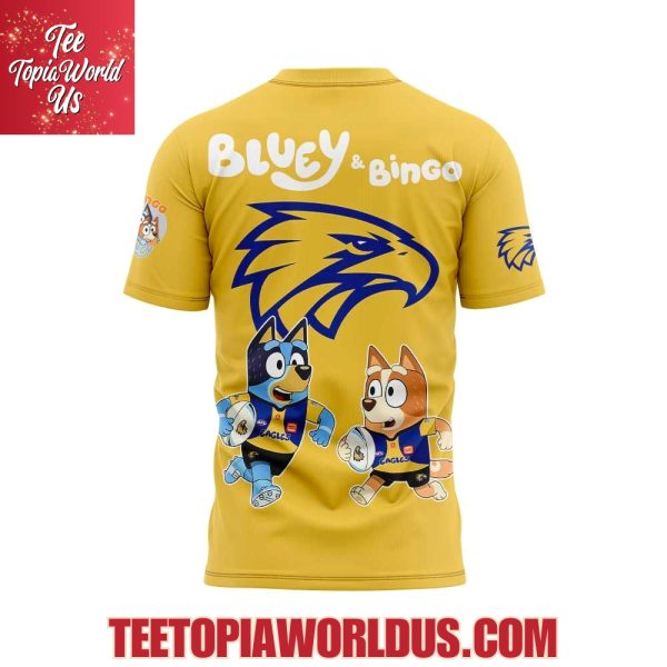 West Coast Eagles Bluey and Bingo Hoodie