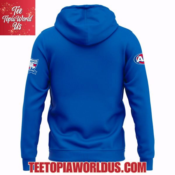 Western Bulldogs 250 Games Tom Liberatore Blue Hoodie