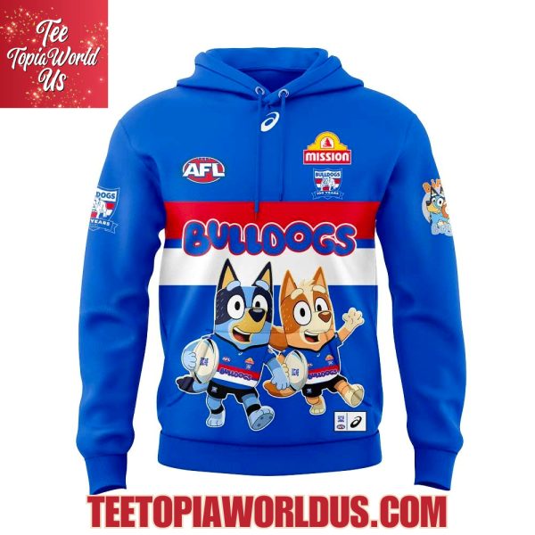 Western Bulldogs Bluey and Bingo Hoodie