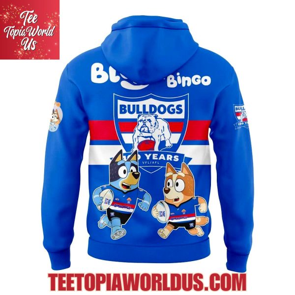 Western Bulldogs Bluey and Bingo Hoodie