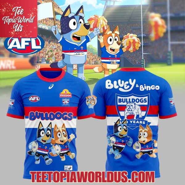 Western Bulldogs Bluey and Bingo Hoodie