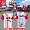 Albuquerque Isotopes Straw Hat Luffy Gear 5 Jersey