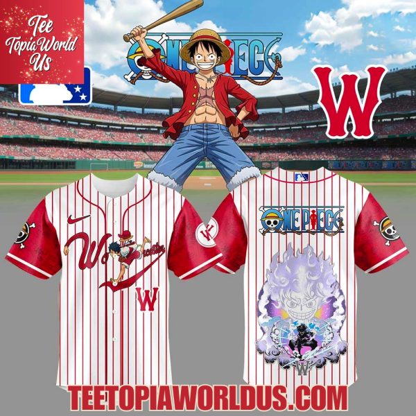 Worcester Red Sox Straw Hat Luffy Gear 5 Jersey