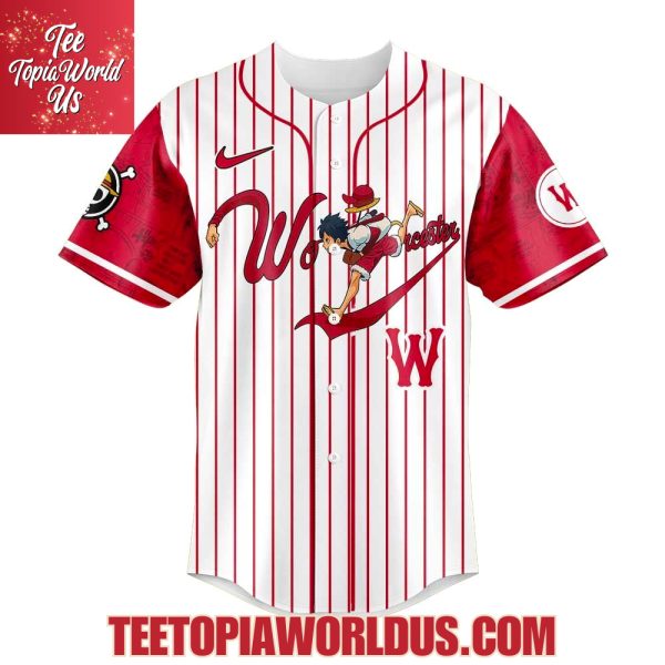 Worcester Red Sox Straw Hat Luffy Gear 5 Jersey