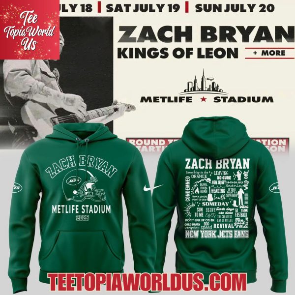 Zach Bryan x New York Jets Hoodie 2025