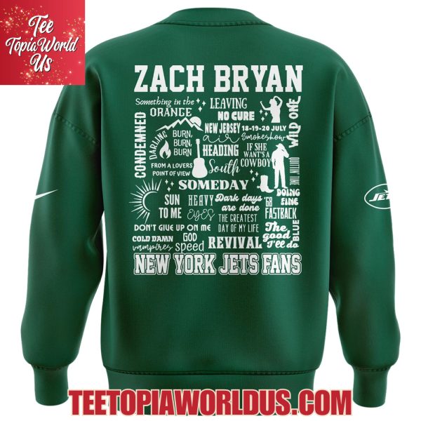 Zach Bryan x New York Jets Hoodie 2025