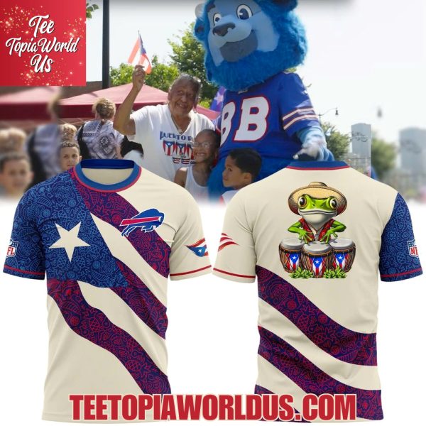 2025 Puerto Rican Heritage Buffalo Bills T-Shirt