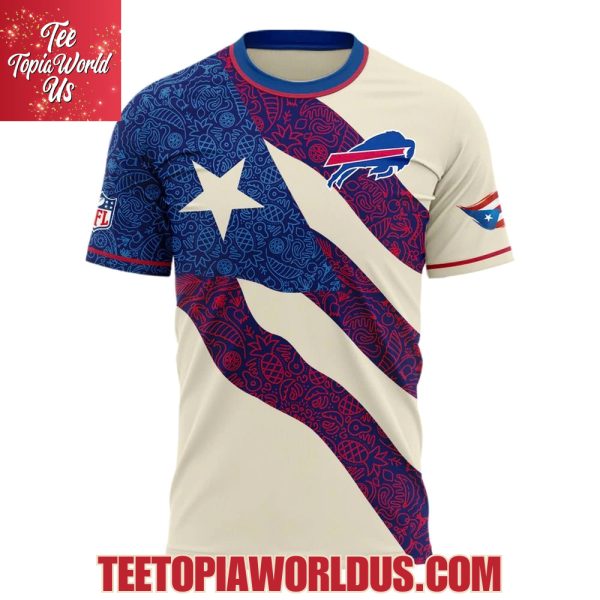 2025 Puerto Rican Heritage Buffalo Bills T-Shirt