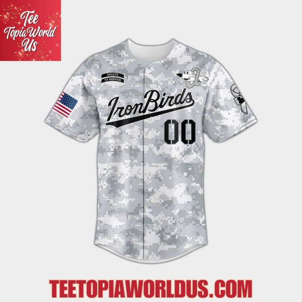 Aberdeen IronBirds Military Appreciation Night 2025 Baseball Jersey