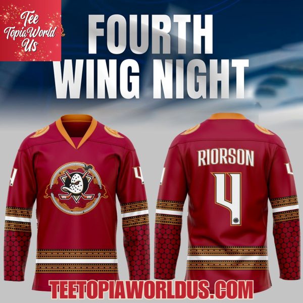 Anaheim Ducks Fourth Wing Night Jersey