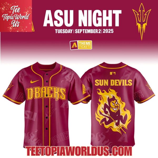 Arizona Diamondbacks x ASU Night 2025 Jersey