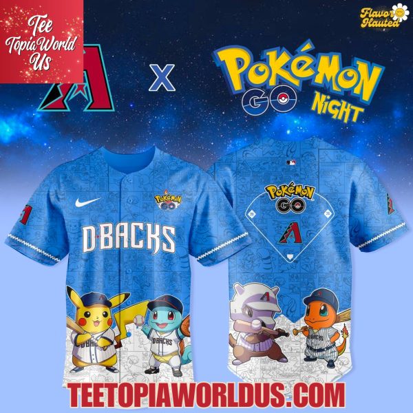 Arizona Diamondbacks x Pokémon GO Night Jersey