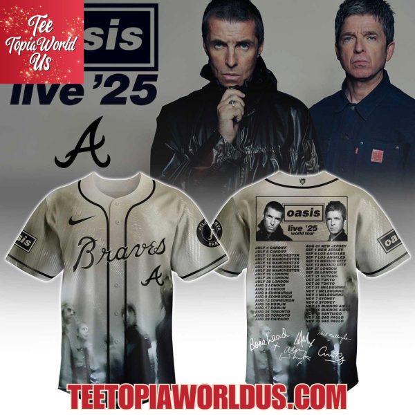 Atlanta Braves x Oasis Reunion Tour ’25 Baseball Jersey