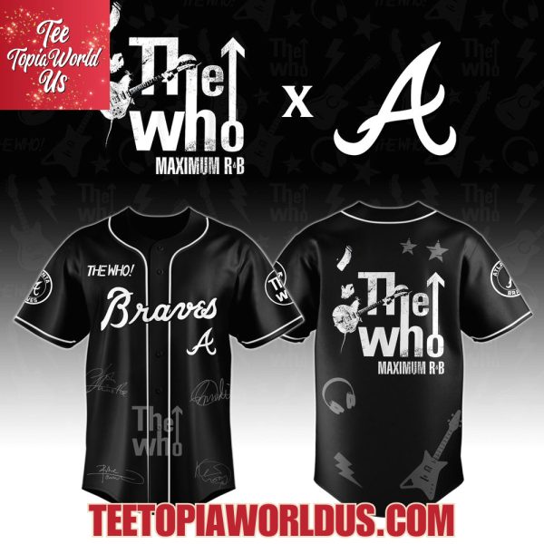 Atlanta Braves x The Who The Song Is Over North American Farewell Tour Jersey