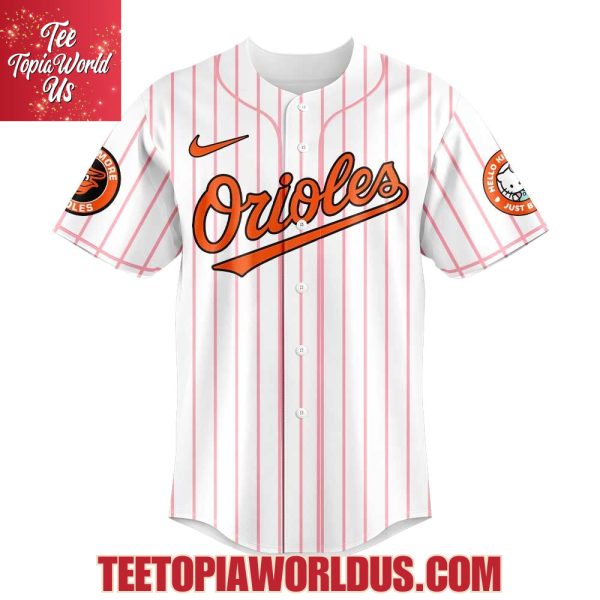 Baltimore Orioles x Hello Kitty 2025 Baseball Jersey
