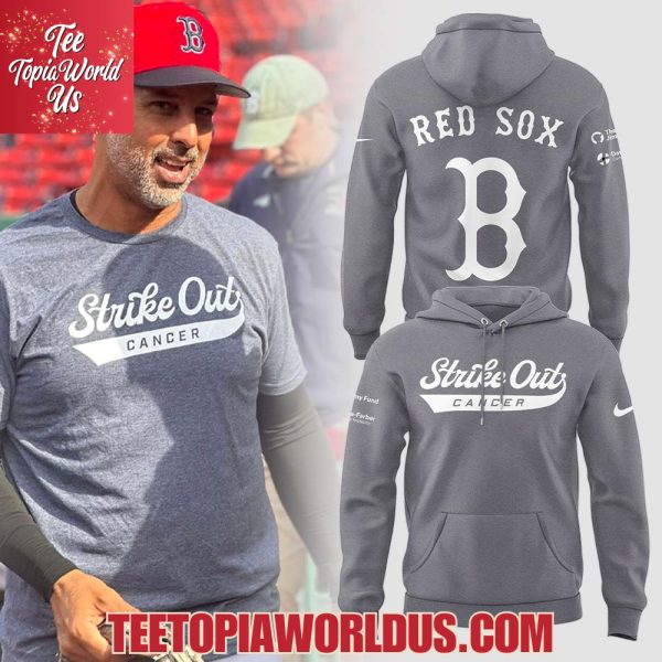 Boston Red Sox Strike Out Cancer T-Shirt, Hoodie