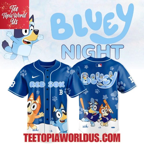 Boston Red Sox x Bluey New Collection Jersey