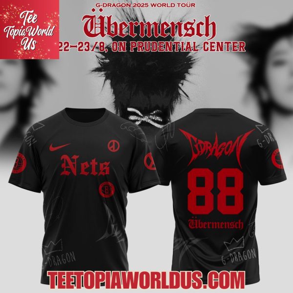 Brooklyn Nets x G-DRAGON: ÜBERMENSCH NA Tour Merch Jersey