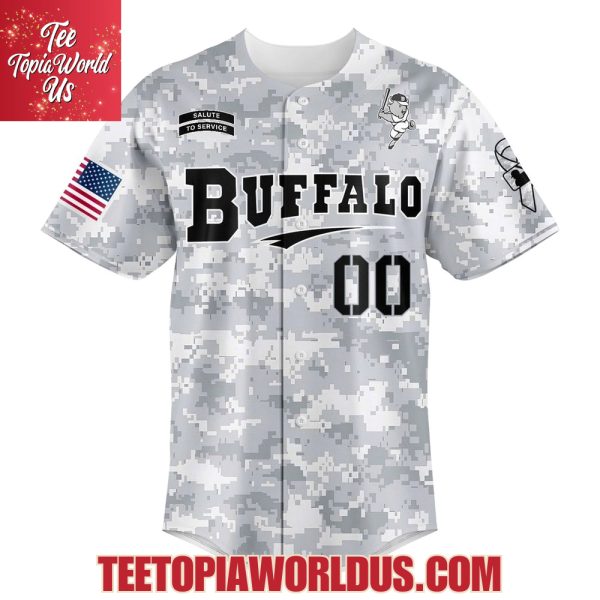 Buffalo Bisons Military Appreciation Night 2025 Baseball Jersey