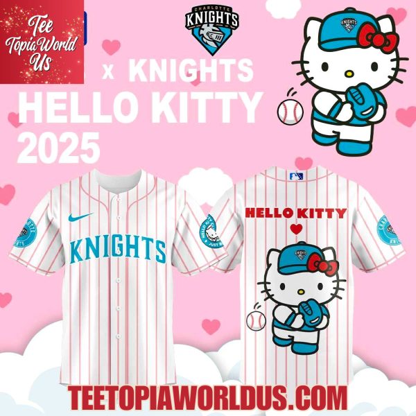 Charlotte Knights x Hello Kitty 2025 Jersey