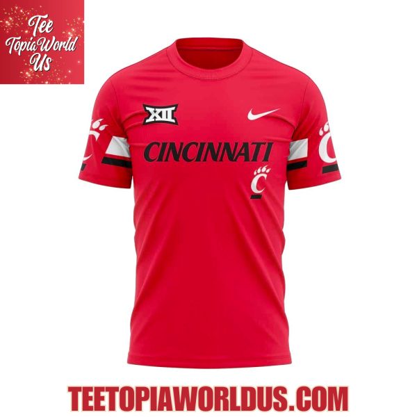 Cincinnati Bearcats Reppin’ Our Red Uniform T-Shirt, Hoodie