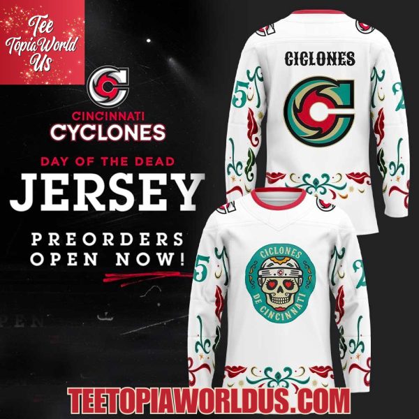 Cincinnati Cyclones Sublimated Day of the Dead Jersey