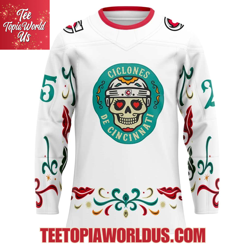 Cincinnati Cyclones Sublimated Day of the Dead Jersey Cincinnati Cyclones Sublimated Day of the Dead Jersey
