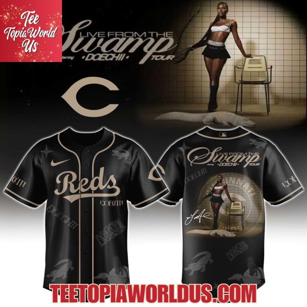 Cincinnati Reds x Doechii Live From the Swamp Tour Jersey