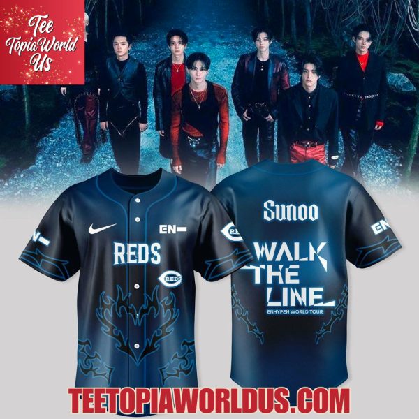 Cincinnati Reds x ENHYPEN Walk The Line Jersey