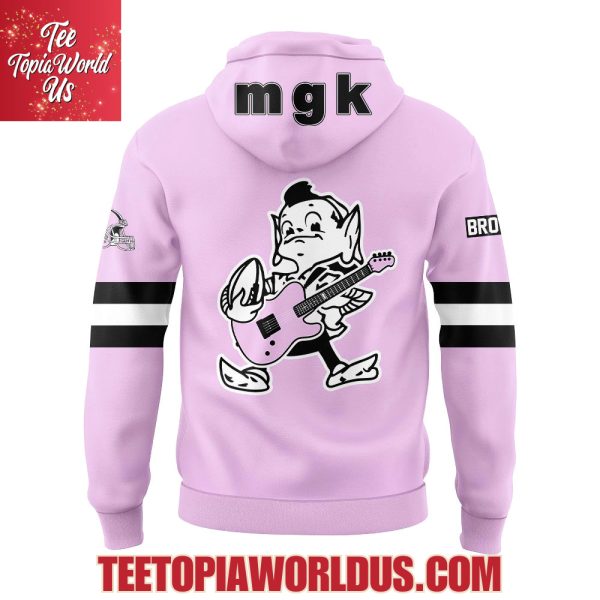Cleveland Browns MGK Collection Pink Hoodie