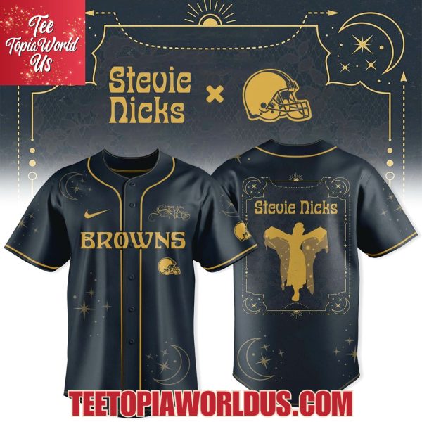 Cleveland Browns x Stevie Nicks Tour Merch 2025 Jersey