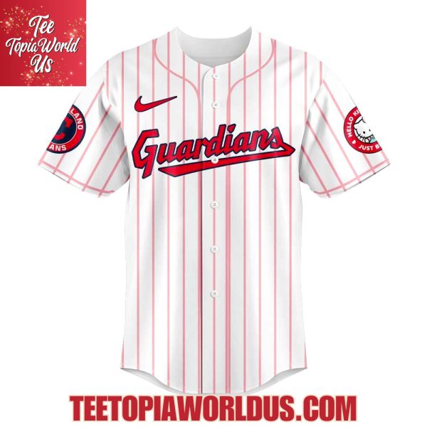 Cleveland Guardians x Hello Kitty 2025 Baseball Jersey