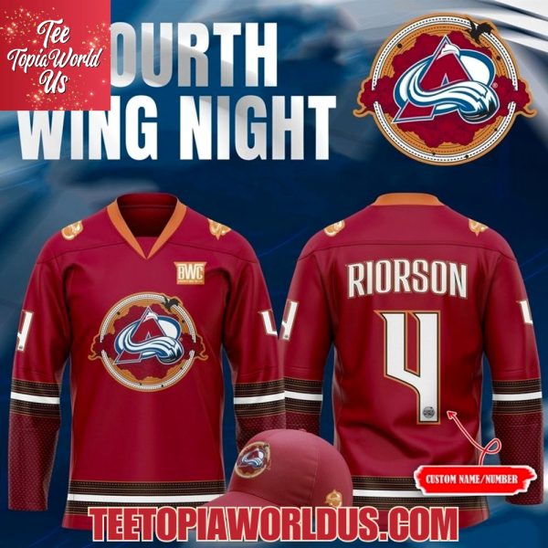 Colorado Avalanche Fourth Wing Night 2025 Jersey