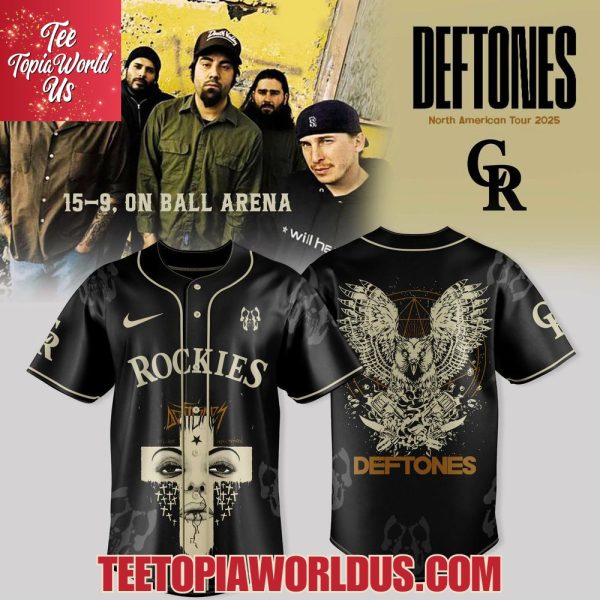 Colorado Rockies x Deftones North American Tour Fall 2025 Jersey