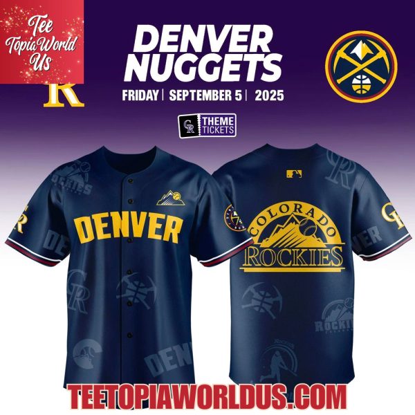 Colorado Rockies x Denver Nuggets Night Game 2025 Jersey