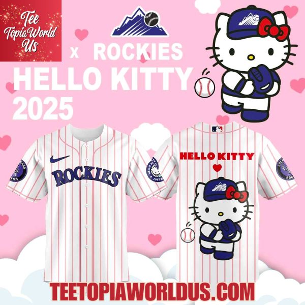 Colorado Rockies x Hello Kitty 2025 Baseball Jersey