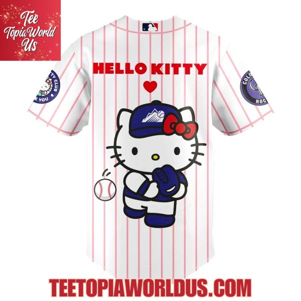 Colorado Rockies x Hello Kitty 2025 Baseball Jersey