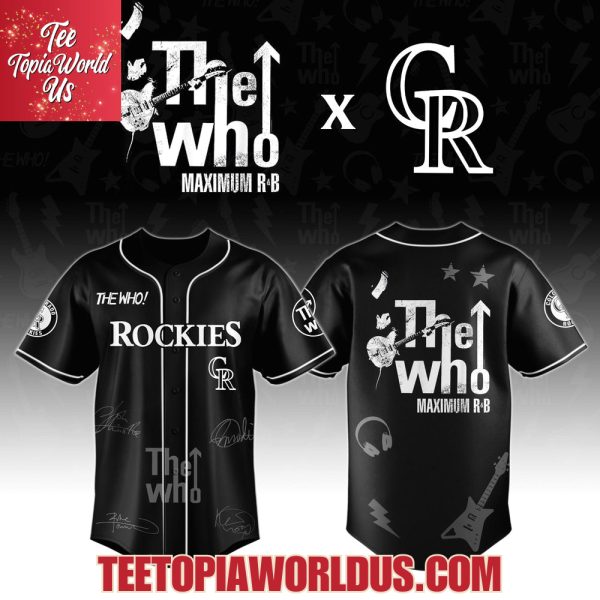 Coronado Rockies x The Who The Song Is Over North American Farewell Tour Jersey