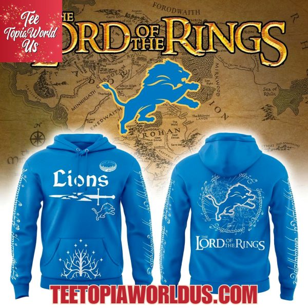 Detroit Lions x The Lord Of The Rings Hoodie