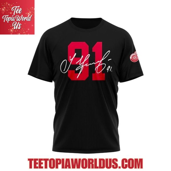 Detroit Red Wings 91 Sergei Fedorov T-Shirt, Hoodie
