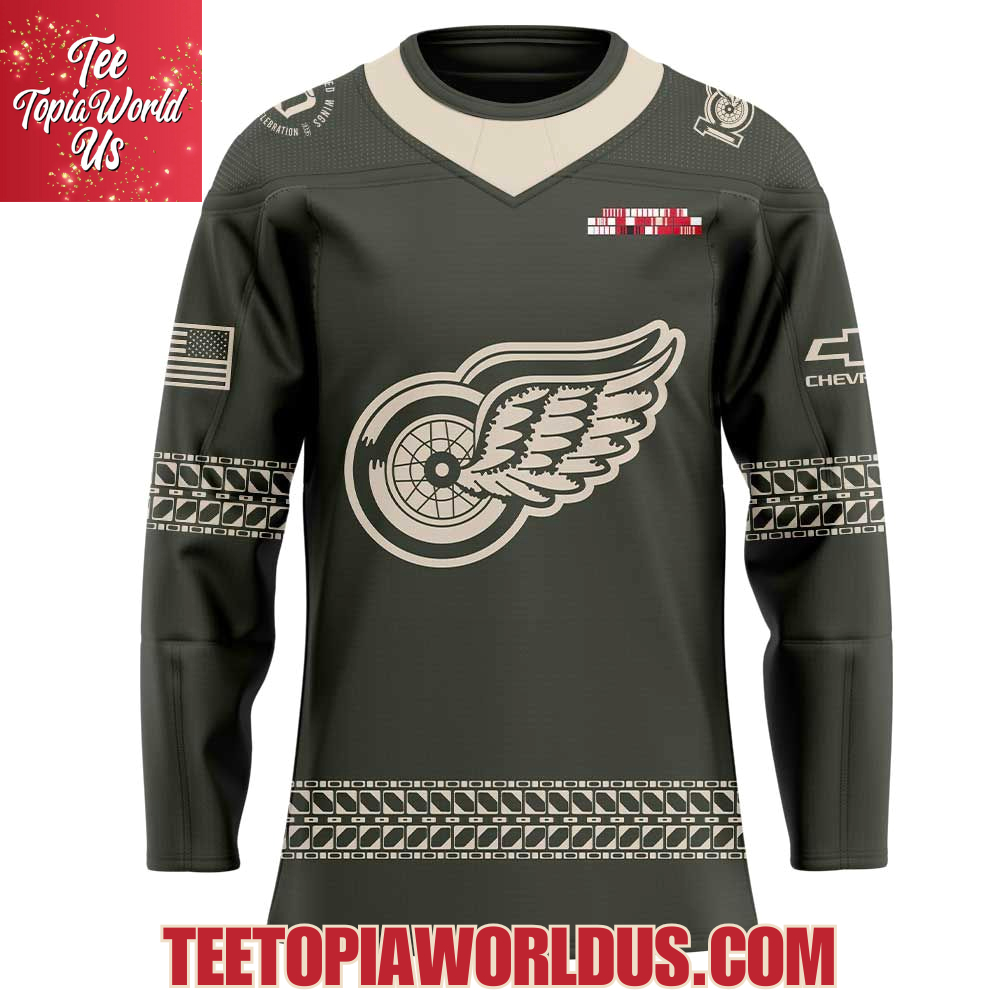 Detroit Red Wings Military Appreciation 2025 Jersey Detroit Red Wings Military Appreciation 2025 Jersey